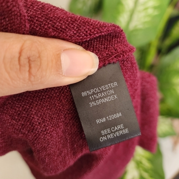 Torrid Maroon Burgundy Soft Knit Skater Dress Plus Size 1x Holiday Christmas - Picture 8 of 9